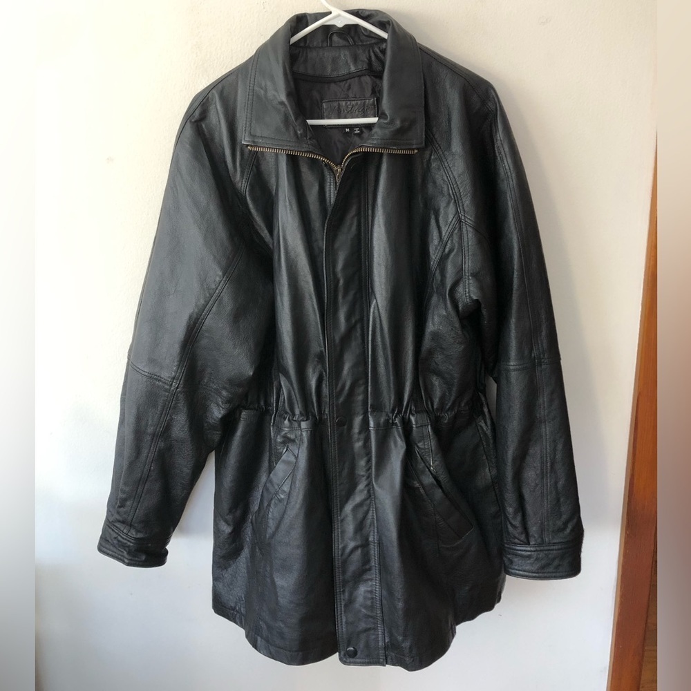 Vintage Black Leather Jacket